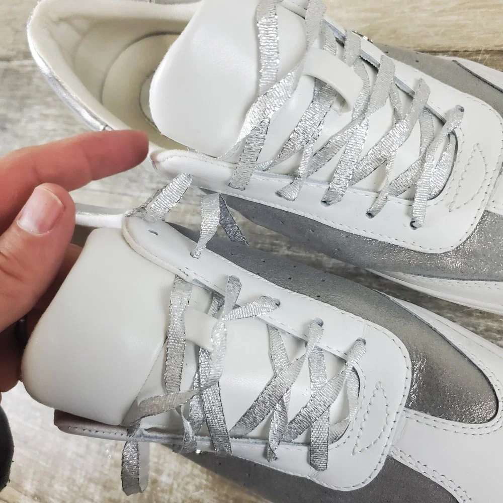 Michael Kors Scotty Lace Up Shoes Womens Sz 8 Low Top Sneakers